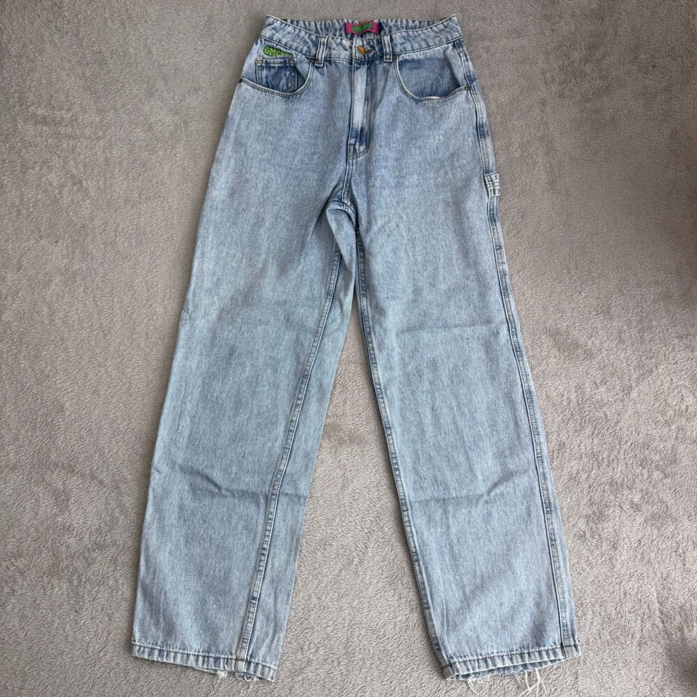 Empyre Tori Carpenter Jeans Women 4 Blue Denim Medium Wash High Rise Hammer Loop